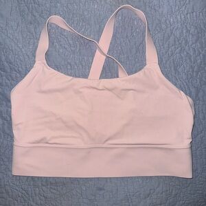 Athleta Light Pink Sports Bra